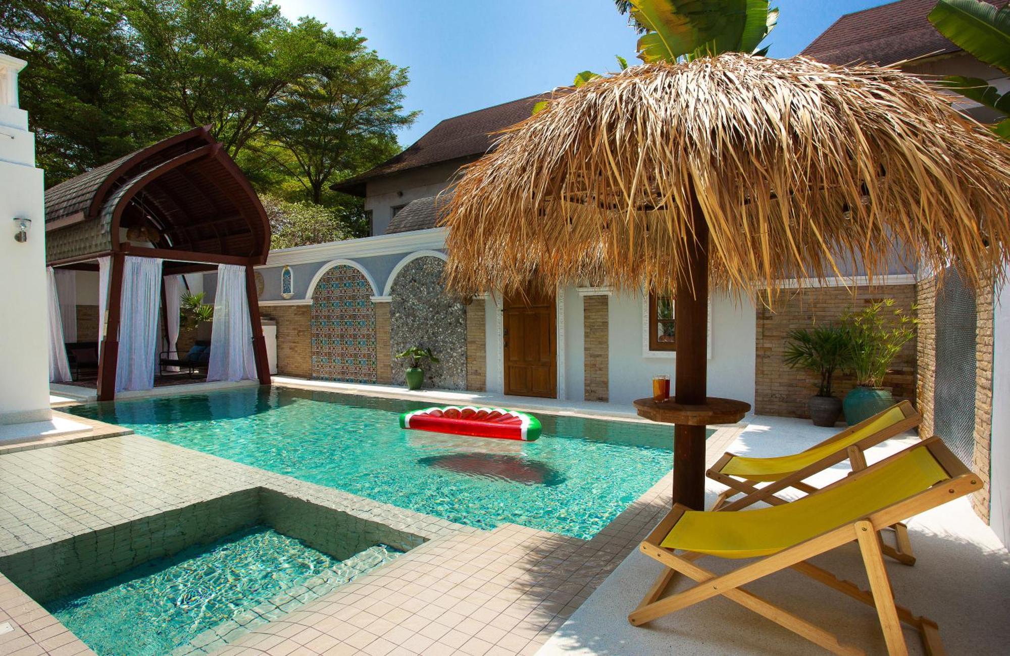 Nagawari Art Maldives Pattaya Villa Na Chom Thian Eksteriør bilde