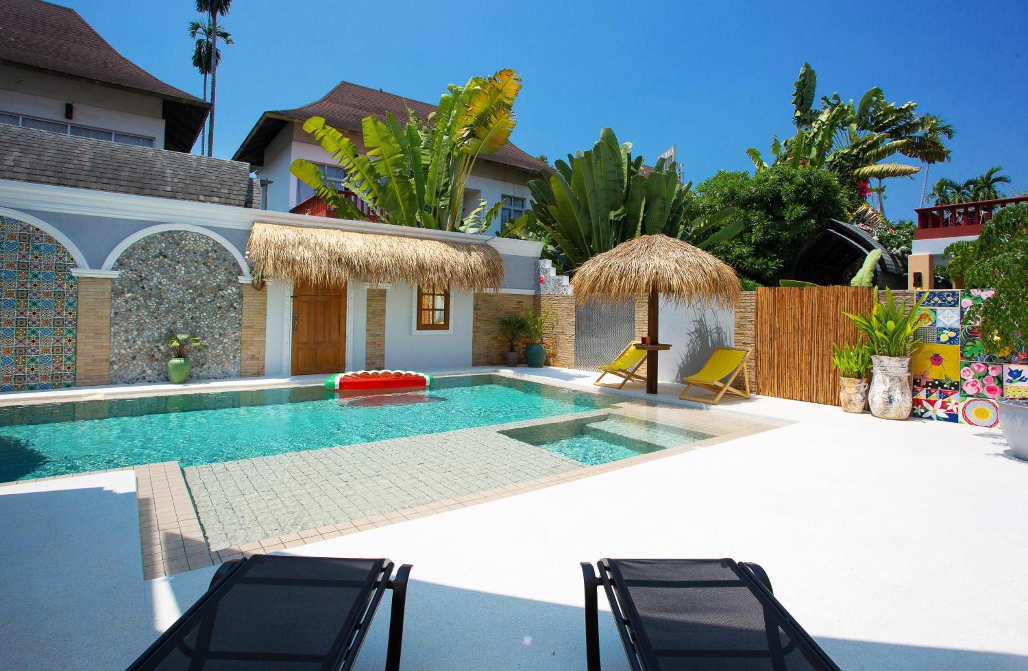 Nagawari Art Maldives Pattaya Villa Na Chom Thian Eksteriør bilde